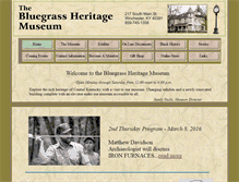 Tablet Screenshot of bgheritage.com
